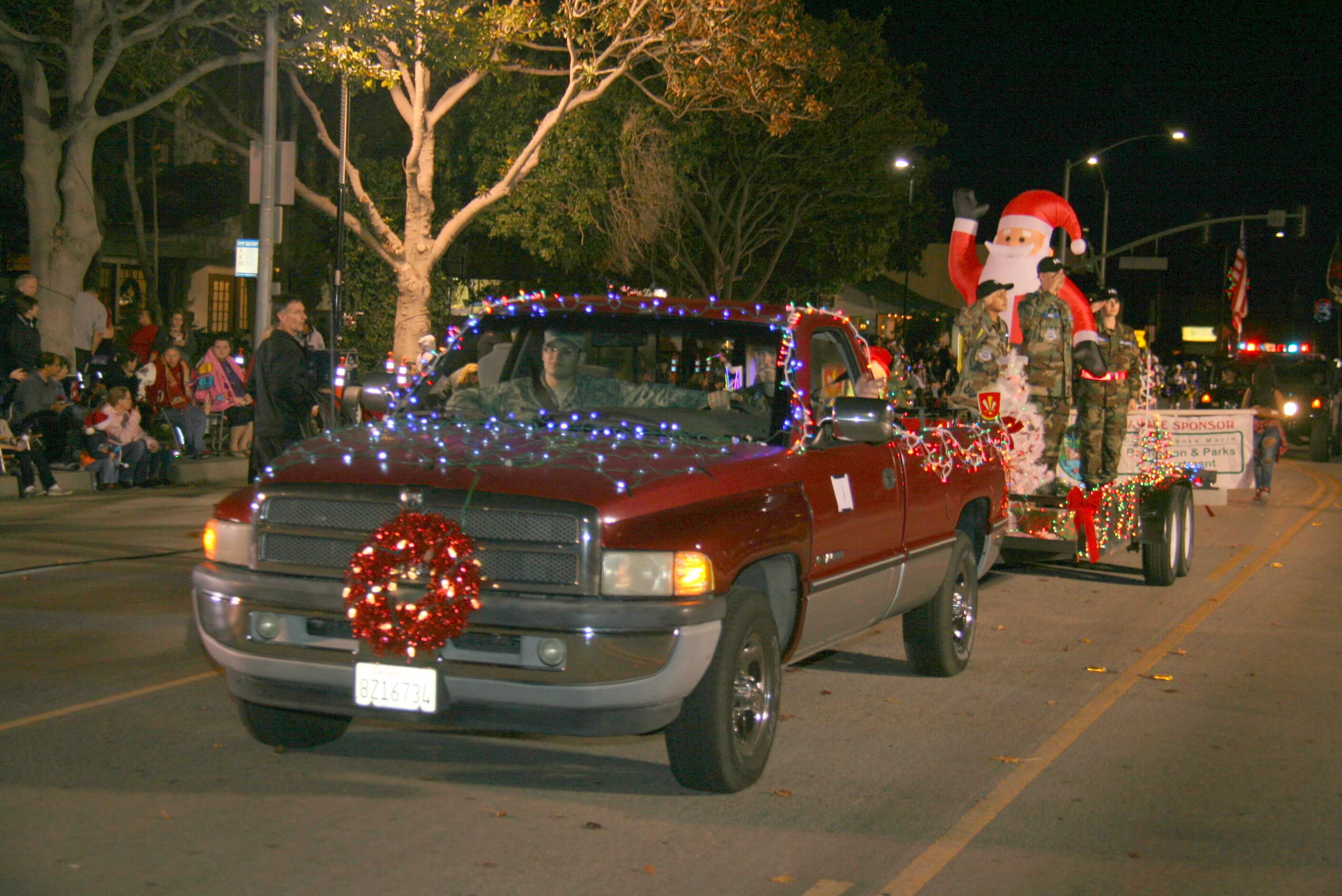 Santa Maria Parade of Lights Christmas Float Parade